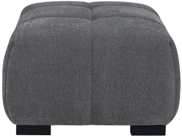 Coaster® Octavia Charcoal Gray Ottoman-2