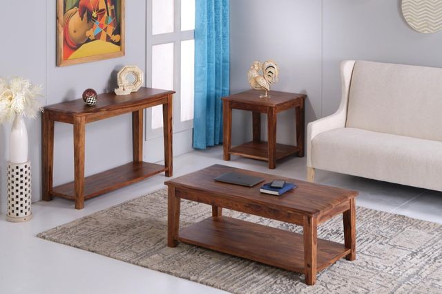 Jaipur Furniture Terrill Cinnamon Amber Coffee Table-1