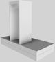 Vent-A-Hood® K Series 42" White Contemporary Wall Mounted Range Hood-4