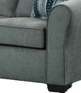 Fusion Furniture Britta Greystone 2-Piece Gray Left-Arm Facing Chaise Sectional-1