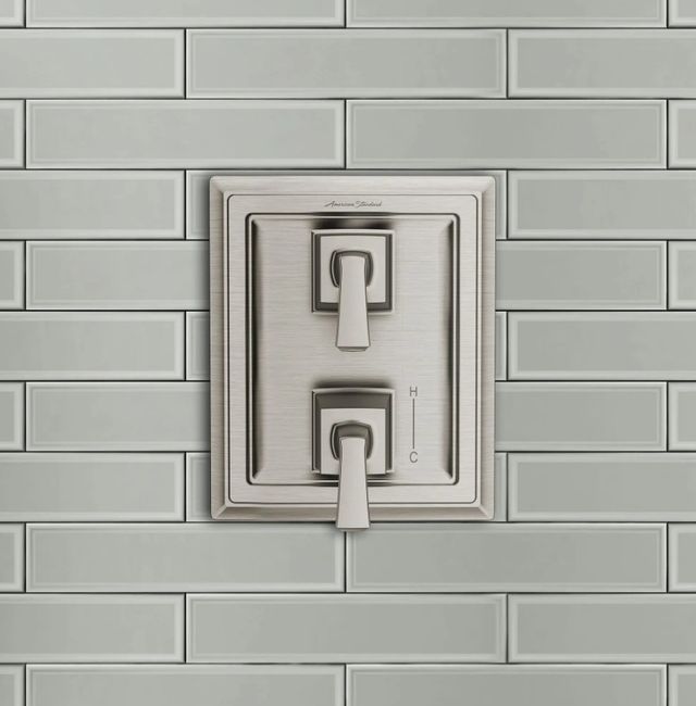 American Standard Town Square® S Brushed Nickel 2-Handle Integrated Shower Diverter Trim Only-3