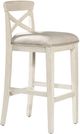 HH2 Home Bayview 2-Piece White Wirebrush Counter Stools-2