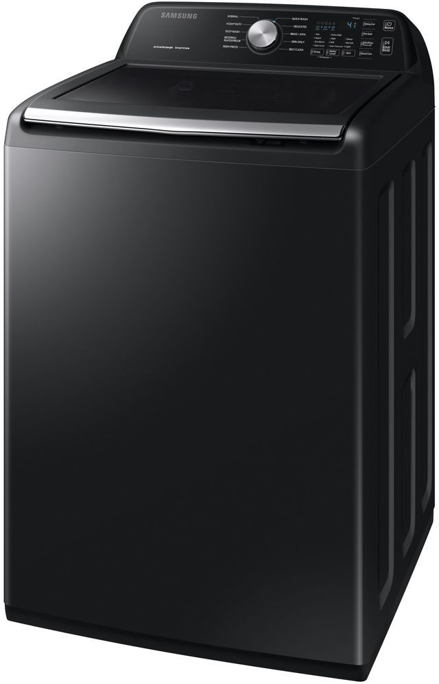 Samsung 3400 Series 4.5 Cu. Ft. Black Stainless Steel Top Load Washer-1
