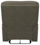 La-Z-Boy® Brooks Charcoal Power Wall Recliner with Headrest and Lumbar-4