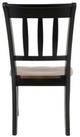 Signature Design by Ashley® Owingsville Black/Brown Dining Side Chair-3