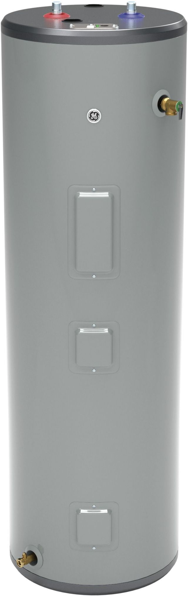 GE® 40 Gallon Gray Electric Water Heater-0