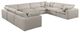 Meridian Furniture Comfy 8-Piece Beige Sectional-0