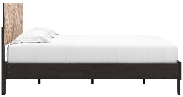 Signature Design by Ashley® Piperton Black/Brown Queen Panel Platform Bed-2
