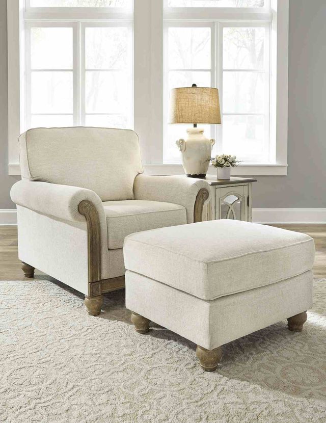 Benchcraft® Stoneleigh Alabaster Ottoman-2