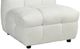 StyleCraft Dann Foley White Teddy Lounger Chair-1