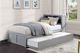Homelegance® Orion Gray Youth Twin Bookcase Bed with Trundle-1