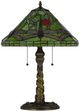 Cal® Lighting & Accessories Tiffany Antique Brass Table Lamp-2