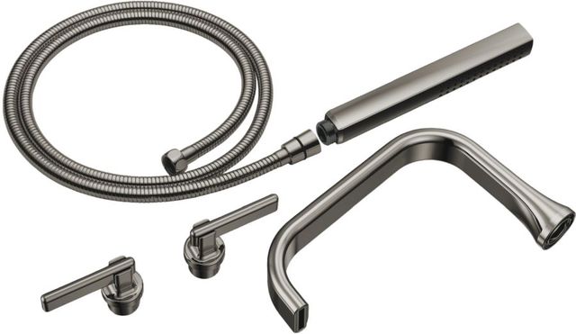 Brizo Allaria® Brilliance® Black Onyx 2-Handle Tub Filler Trim Kit with Lever Handles-0