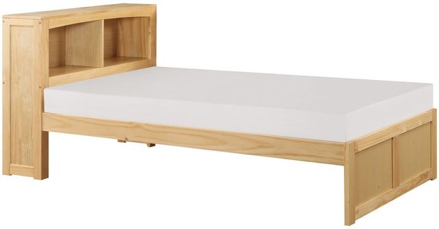 Mazin Furniture Bartly Natural Pine Twin Bookcase Bed-1