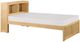Mazin Furniture Bartly Natural Pine Twin Bookcase Bed-1