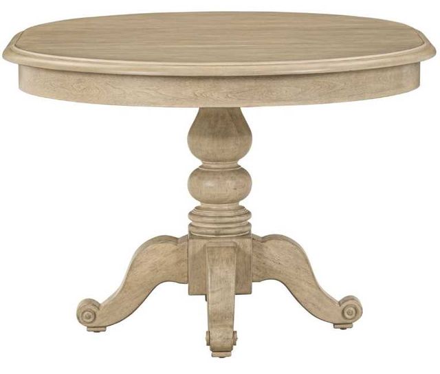 Liberty Furniture Summer House 5-Piece Sand Dune Pedestal Dining Table-3