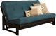 Kodiak Furniture Aspen Reclaim Mocha/Suede Blue Full Futon with Mattress-0