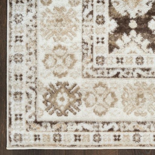 Nourison Home™ Dekor Ivory Brown 5'x7' Area Rug-4
