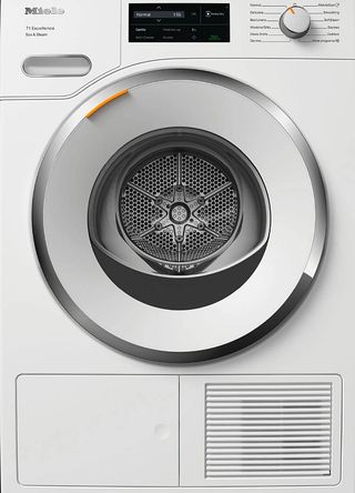Miele® T1 4.2 Cu. Ft. Lotus White Ventless Electric Dryer