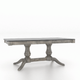 Canadel Customizable Gourmet 76" VS Base Dining Table with One Removable Leaf-4