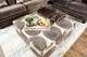 Furniture of America® Bonaventura Brown Ottoman-3