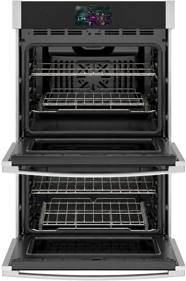 GE Profile™ 27" Stainless Steel Smart Double Electric Wall Oven with Convection-1