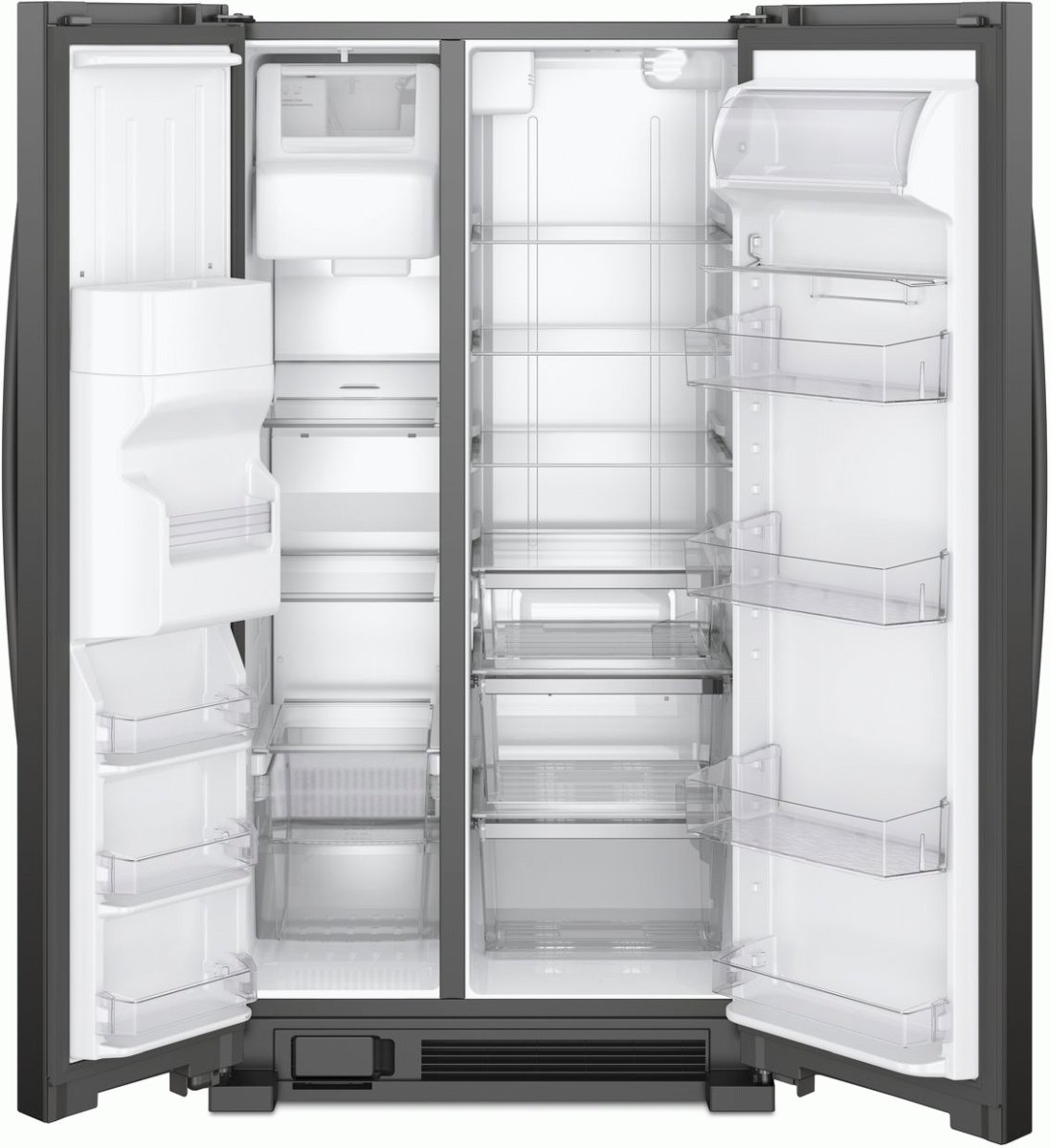 Whirlpool 33 in. 21.0 Cu. Ft. Black Side-by-Side Refrigerator
