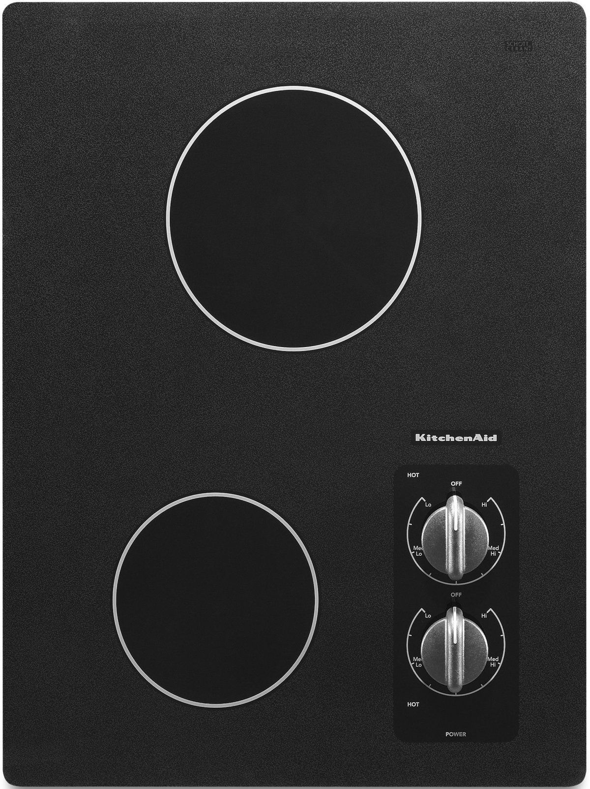 KitchenAid® 15" Black Electric Cooktop