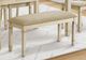Monarch Specialties Inc. Beige Upholstered Accent Bench-1