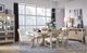Magnussen Home® Somerset 2-Piece Butternut/Omari Natural Upholstered Dining Arm Chair Set-1