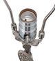 A & B Home Gold/White Aluminum 15" Table Lamp-5