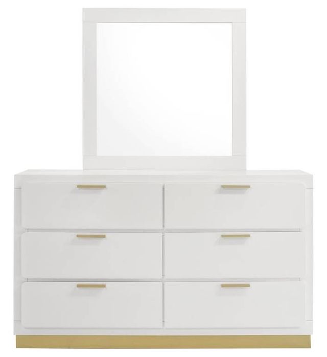 Coaster® Caraway White Dresser and Mirror-1