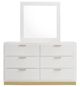 Coaster® Caraway White Dresser and Mirror-1