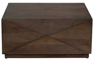 Crestview Collection Atticus Brown Cocktail Table-1