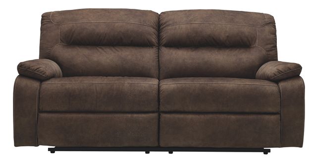 Signature Design by Ashley® Bolzano Coffee Two Seat Reclining Sofa-1