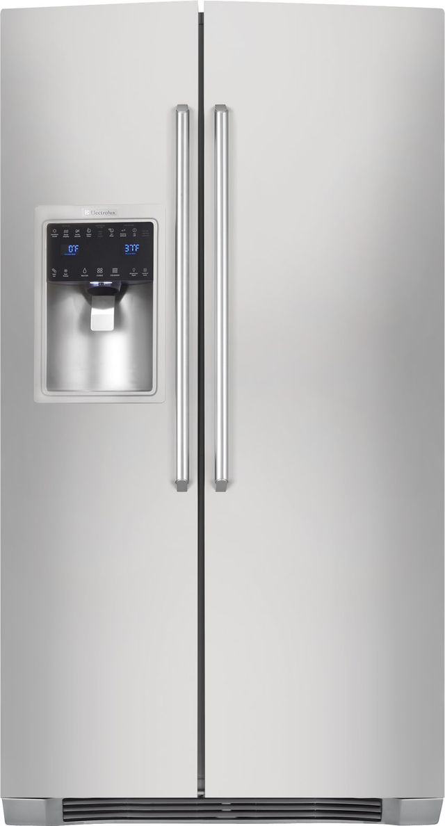 Electrolux 23 Cu. Ft. Counter Depth Side-by-Side Refrigerator-Stainless Steel-0