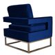 VIG Furniture Modrest Edna Blue Accent Chair-2