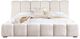Parker House® Escape Fluffy River Rock King Upholstered Bed-2