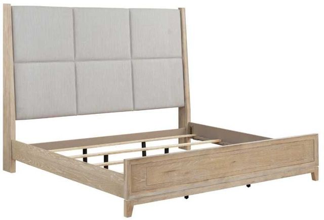 Liberty Furniture Brentwood 4-Piece Sandstone California King Upholstered Bedroom Set-2