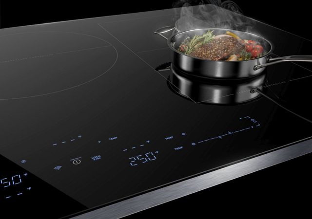 JennAir® Lustre 36" Black Smart Induction Cooktop with Temperature-Controlled Cooking-2