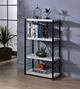 ACME Furniture Jurgen Antique White/Black Bookshelf-3