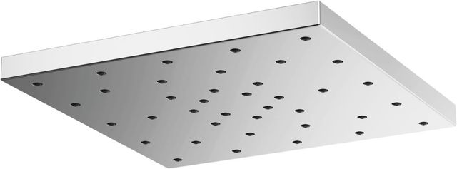Brizo Essential™ H2Okinetic® Polished Chrome 2.5 GPM Linear Square Single-Function Raincan Shower Head-0
