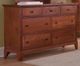 Urban Collections by Yutzy Woodworking Riceland Retreat Cherry/Washington Dresser-0