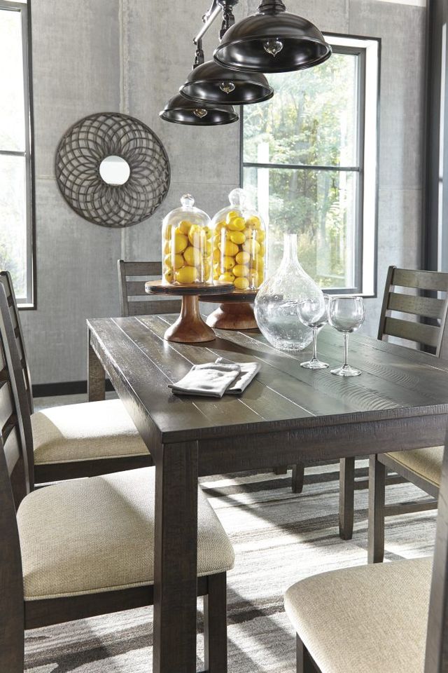 Signature Design by Ashley® Rokane 7-Piece Dark Brown Dining Table Set-1