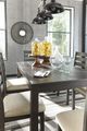 Signature Design by Ashley® Rokane 7-Piece Dark Brown Dining Table Set-1