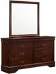Elements International Louis Philippe Cherry Mirror-1