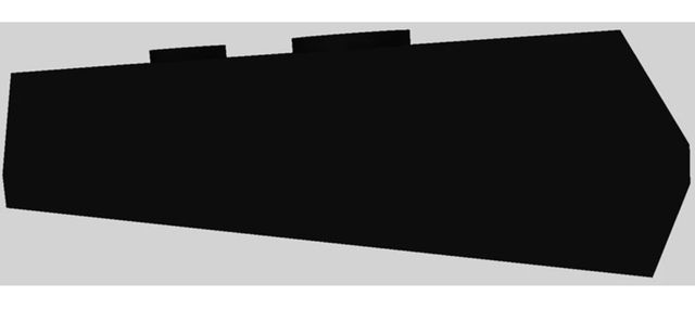 Vent-A-Hood® 54" Black Wall Mounted Liner Insert-3