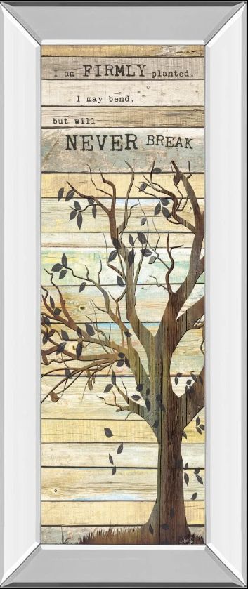 Classy Art I Am Firmly Planted by Marla Rae Mirror Framed Wall Art-0