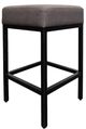 Nest Home Collections Flynn Barbury Stone/Black Counter Stool-0