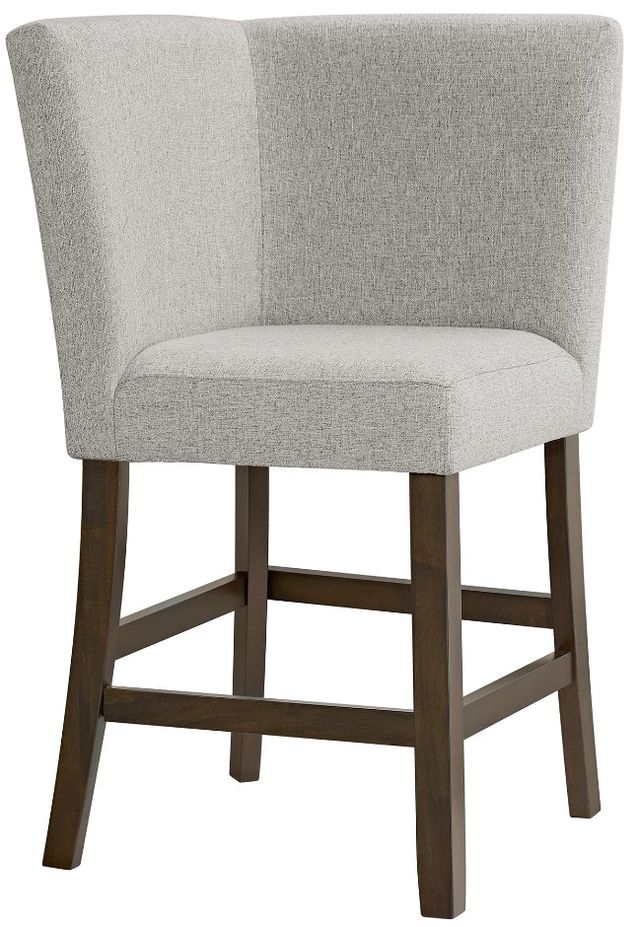 Elements International Seneca Brown/Gray Counter Corner Bench-0